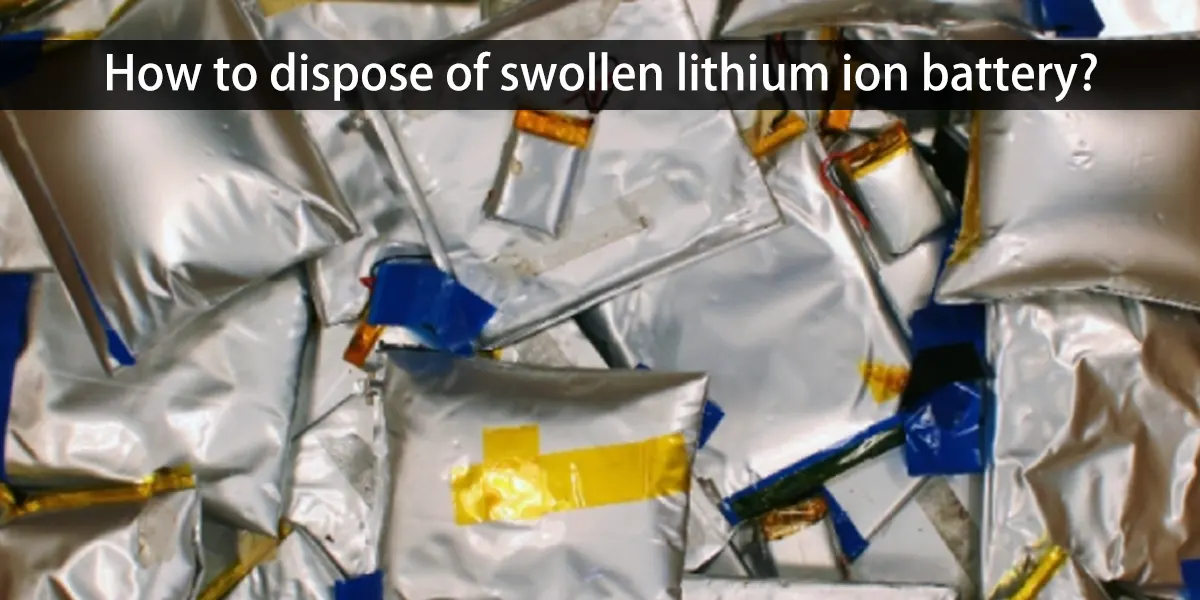 What to do with swollen lithium battery safely? TYCORUN Battery Swap